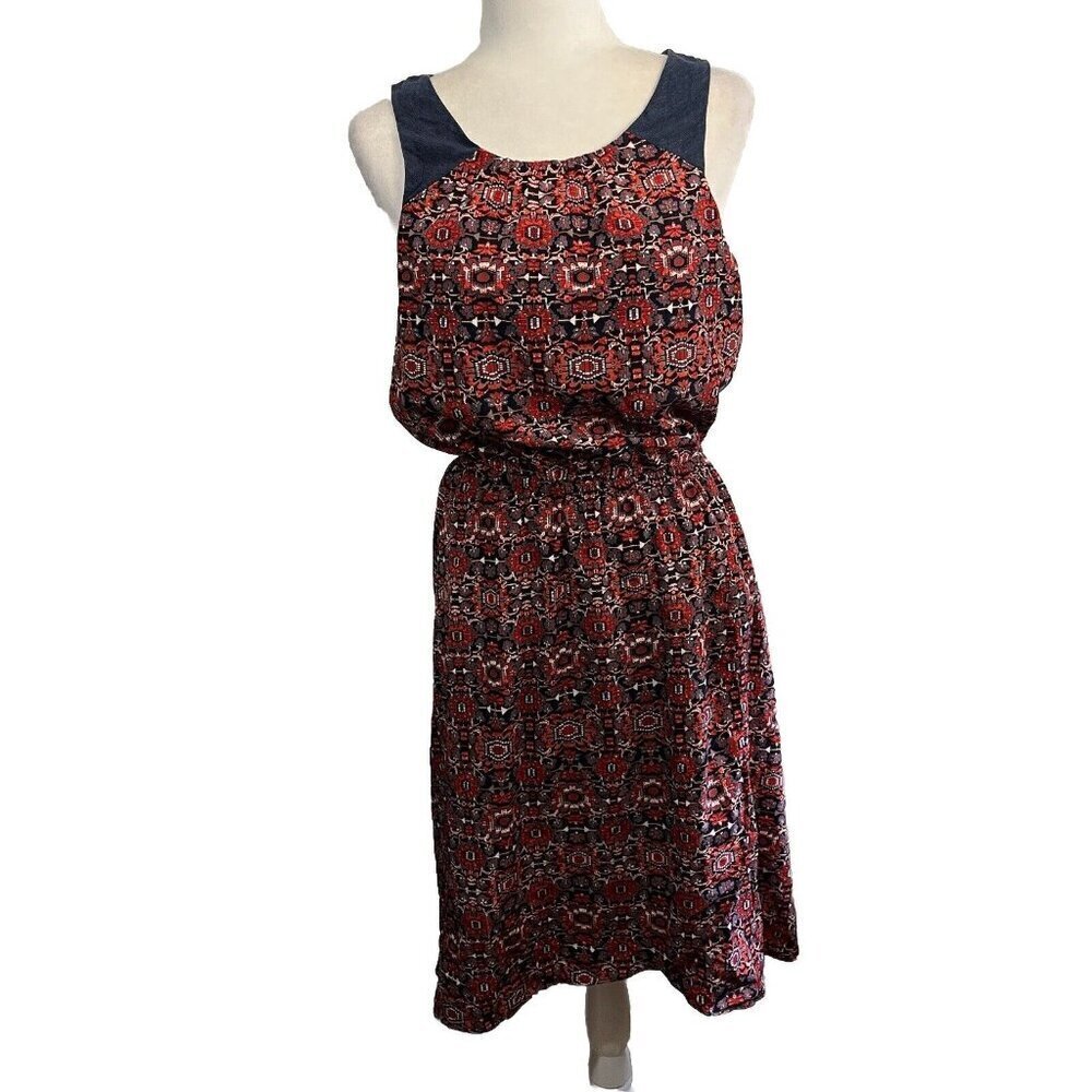 Athleta Martinique Short Dress Floral Sleeveless Women Small